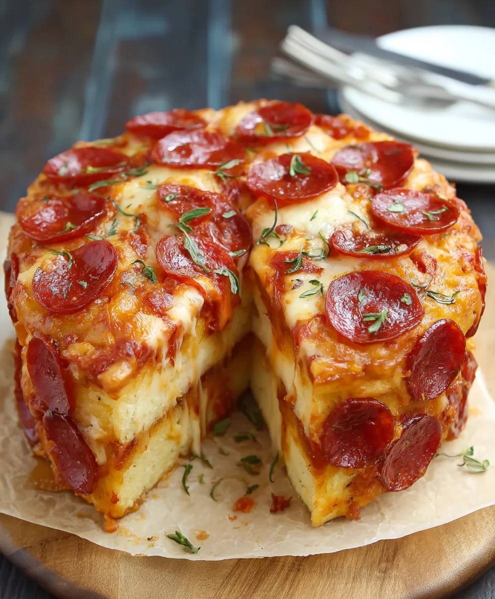 Ultimate Beef Pizza Cake-The Ultimate Crowd-Pleaser