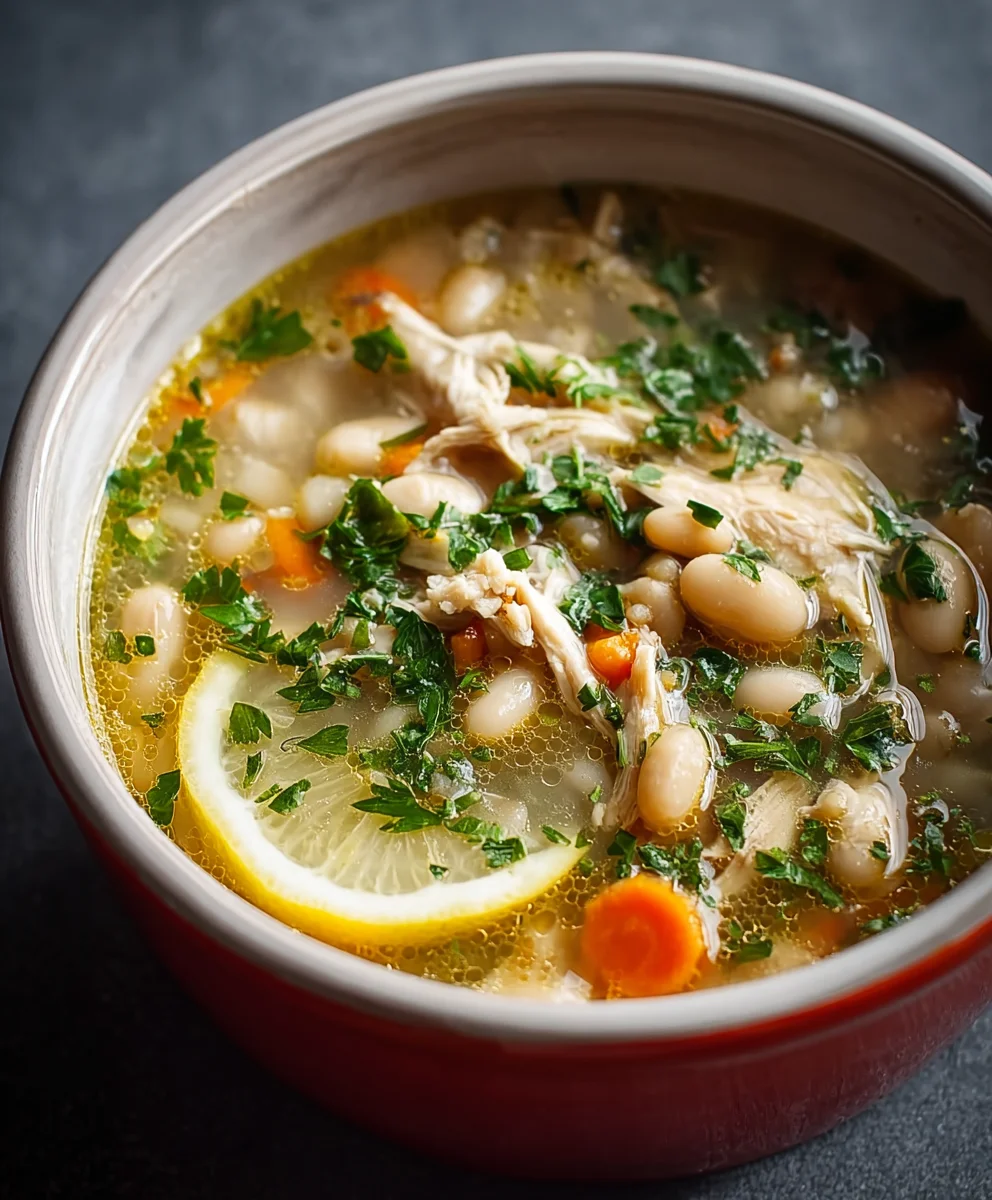 Easy White Bean Chicken Soup - Hearty & Delicious