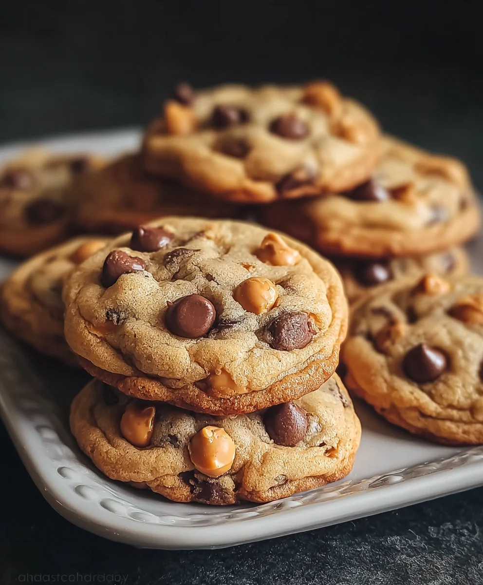 Gooey Chocolate Chip Butterscotch Cookies - Best Recipe