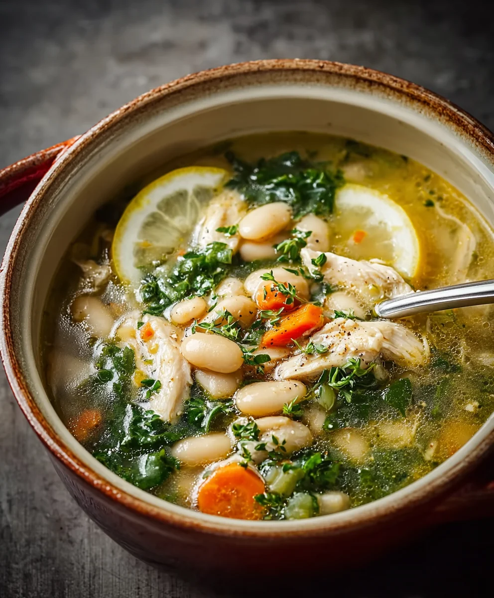 Hearty White Bean Chicken Soup Recipe-Easy & Delicious