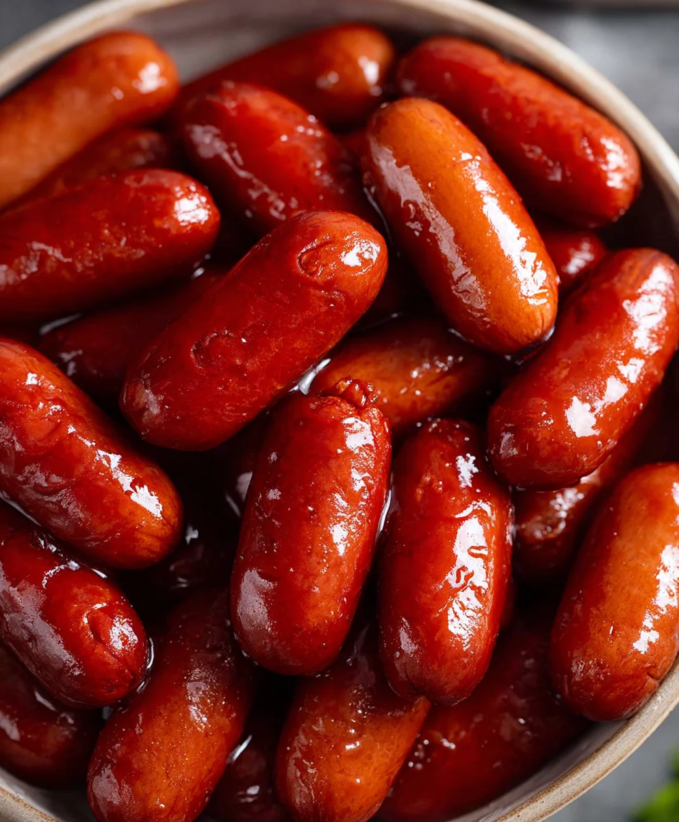 Slow Cooker Beef Smokies-Easy Appetizer Recipe