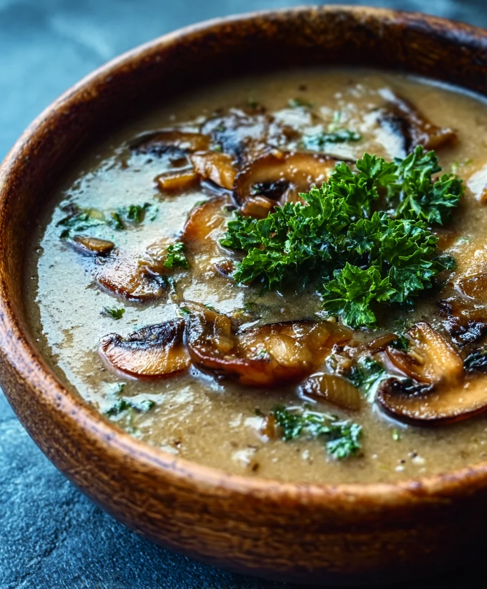Wild Mushroom Caramelized Onion Non-Non-Non-Alcoholic Alternativeic Non-Alcoholic Ale Soup