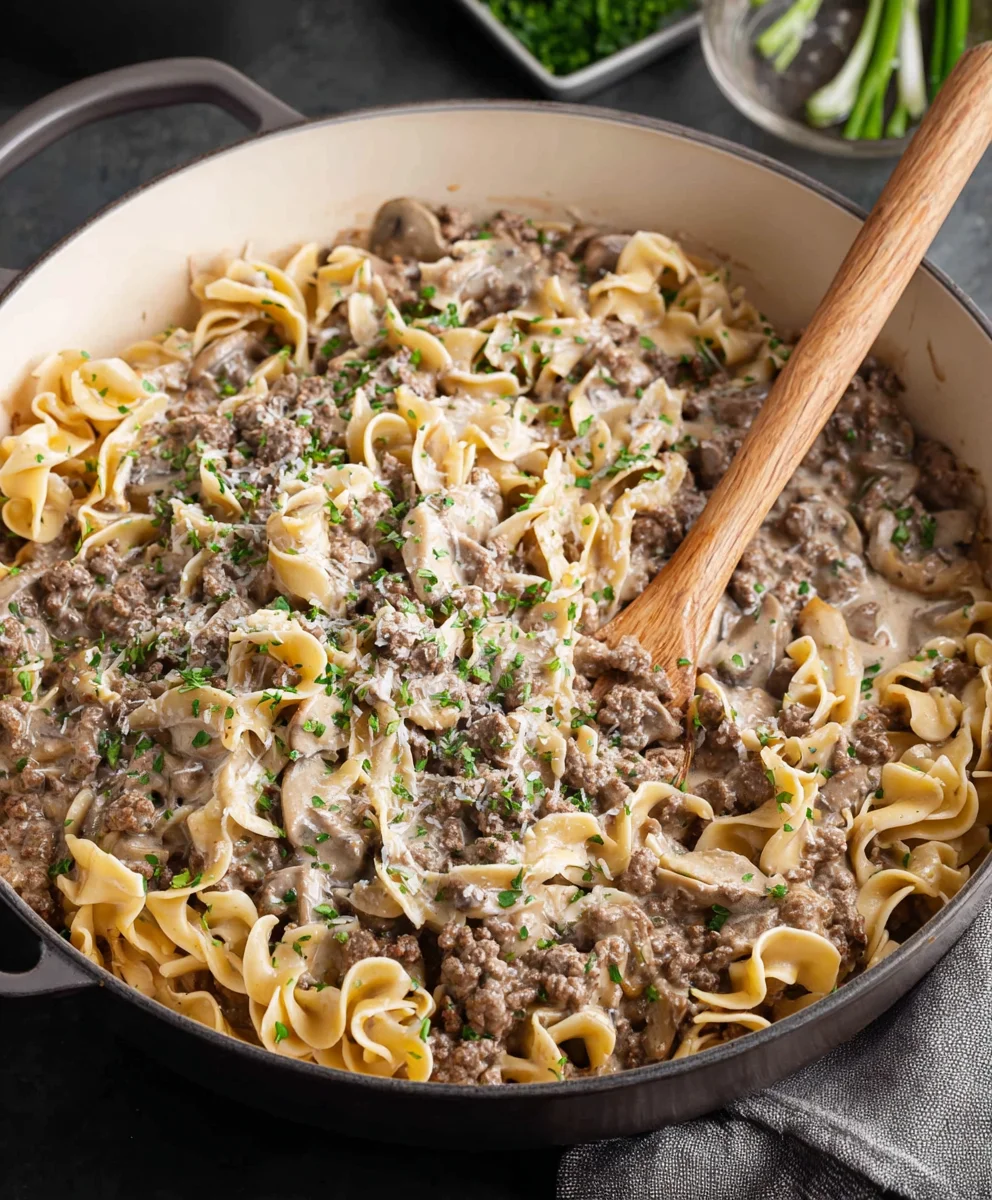 Quick Ground Beef Stroganoff Easy Weeknight Meal