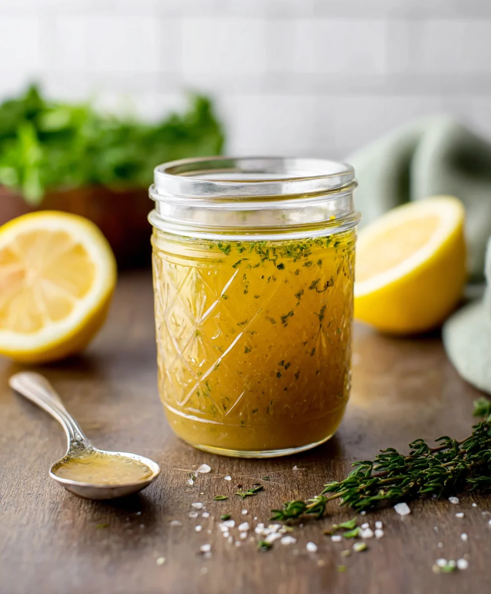 Easy Lemon Vinaigrette Dressing Recipe - Quick & Fresh