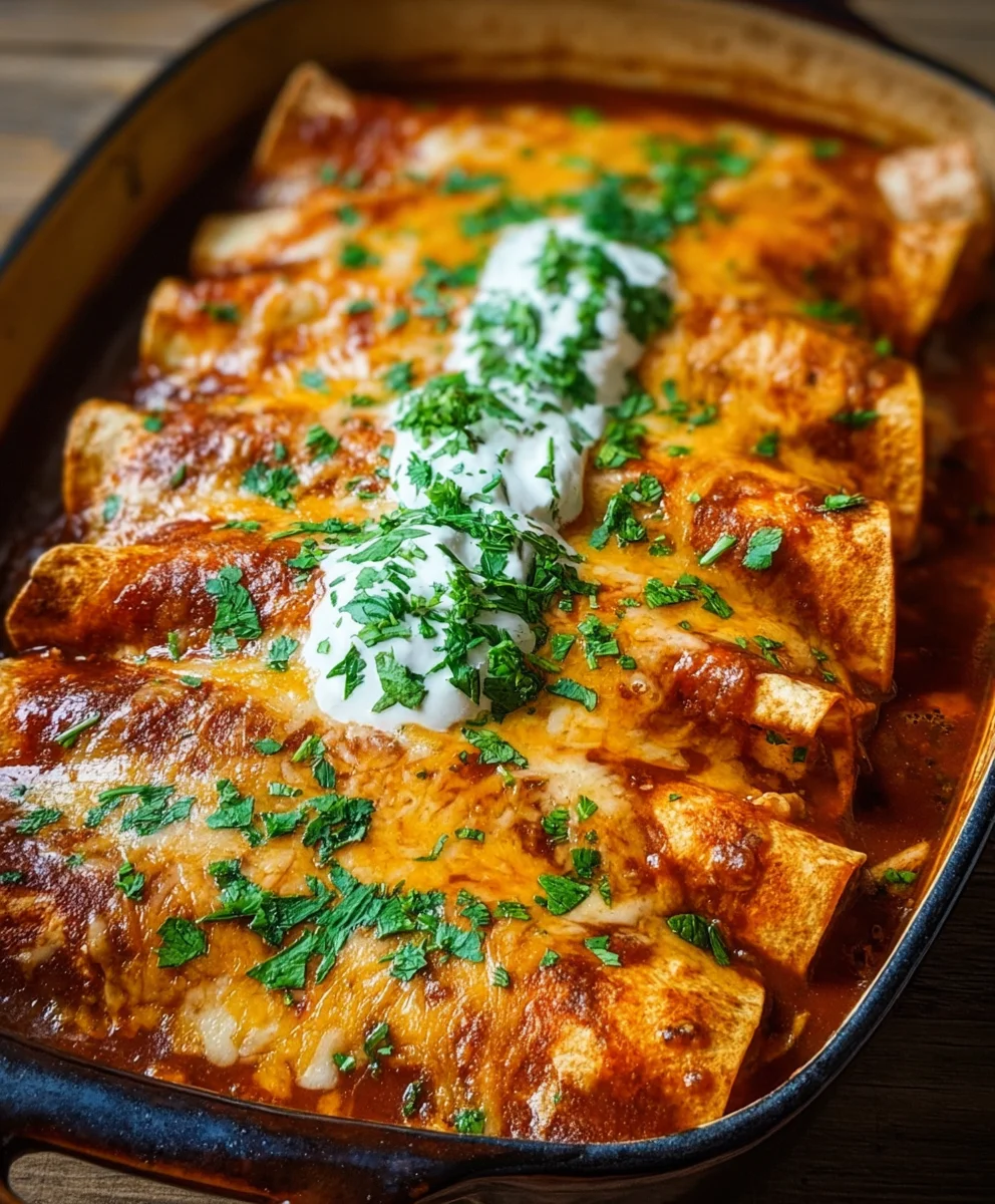 Easy Chicken Enchiladas - Delicious & Simple Recipe