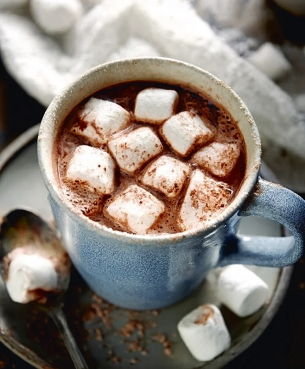 Easy Homemade Hot Cocoa With Marshmallows-Cozy Comfort