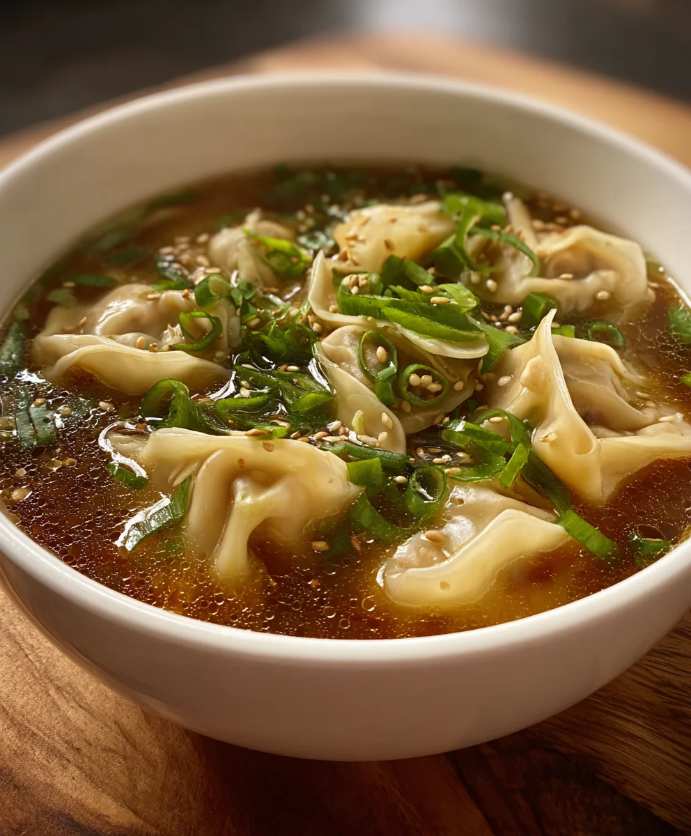 Easy Beef Wonton Soup Recipe - Quick & Delicious
