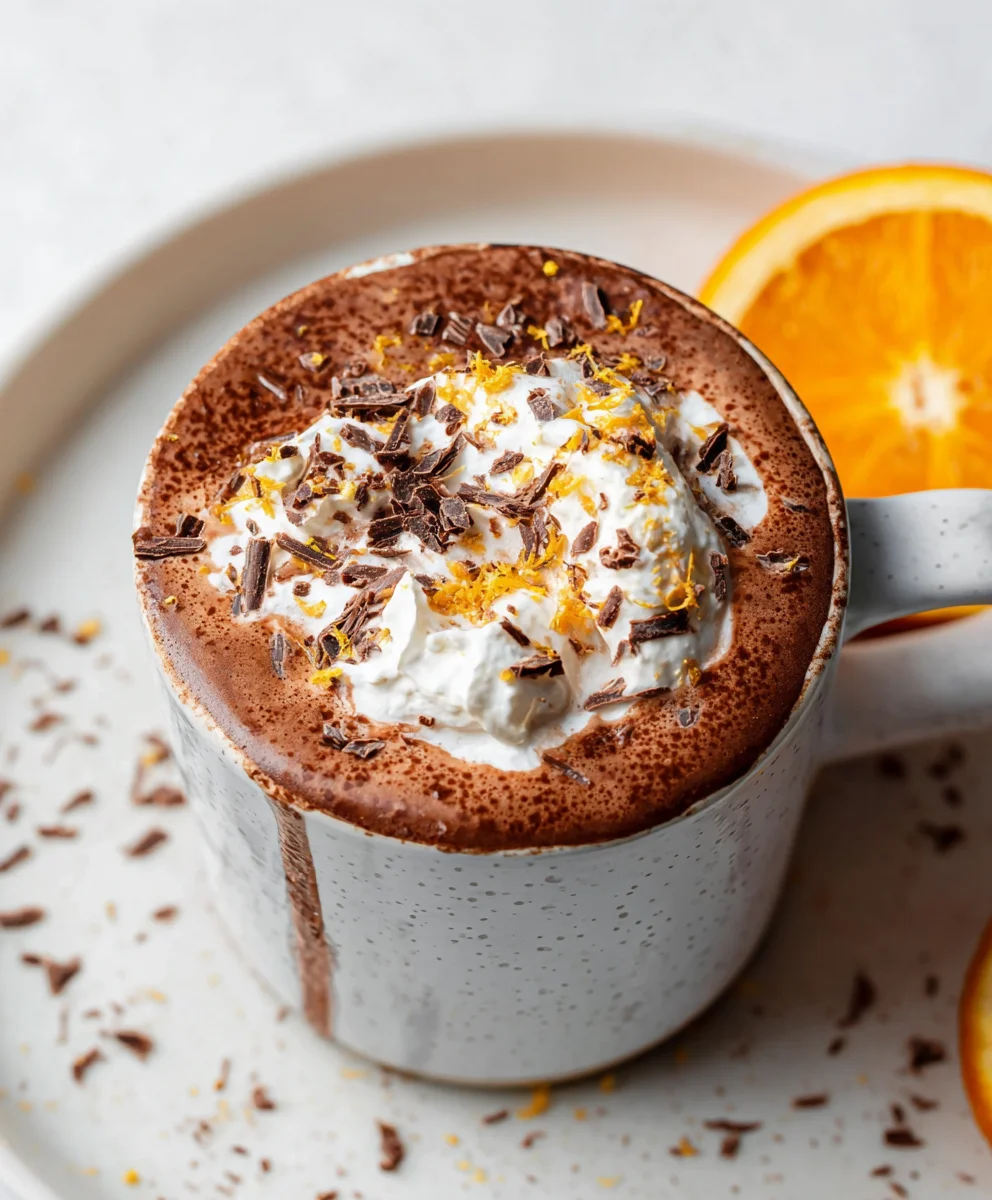 Zesty Orange Hot Chocolate Recipe-Cozy Comfort Drink