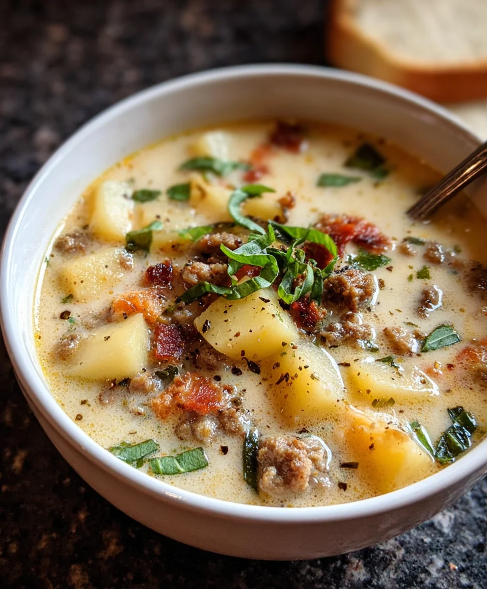 Hearty Beef Sausage Potato Chowder Recipe