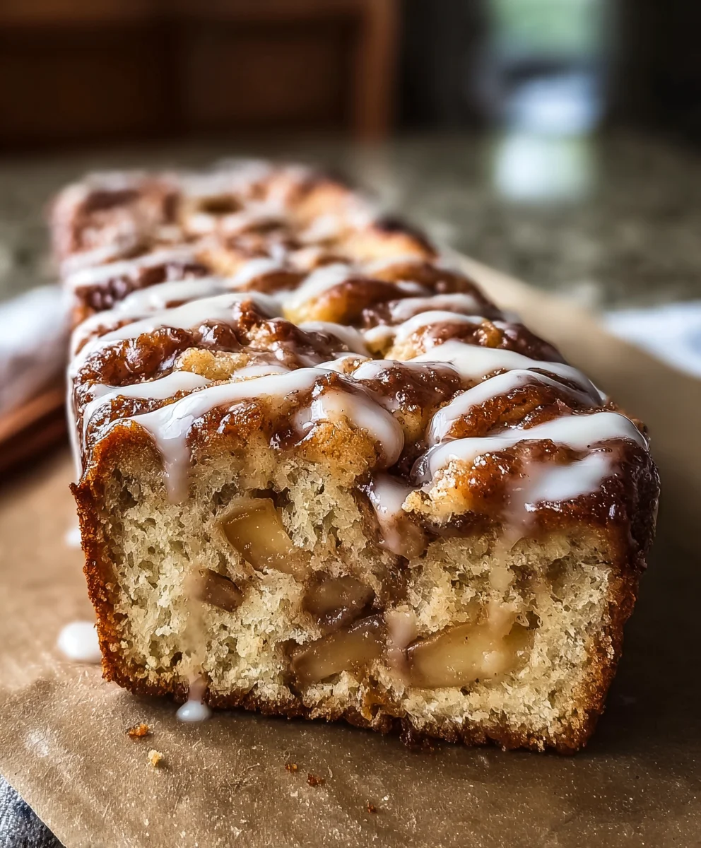 Easy Cinnamon Apple Fritter Bread Recipe