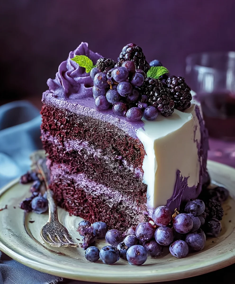 Decadent Purple Velvet Cake Recipe-Easy Delicious Treat