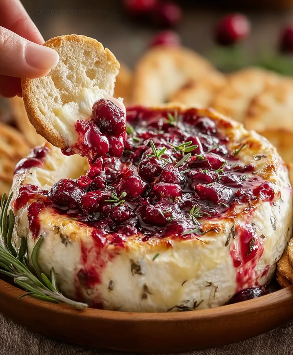 Cranberry Brie Dip - Easy & Delicious Appetizer