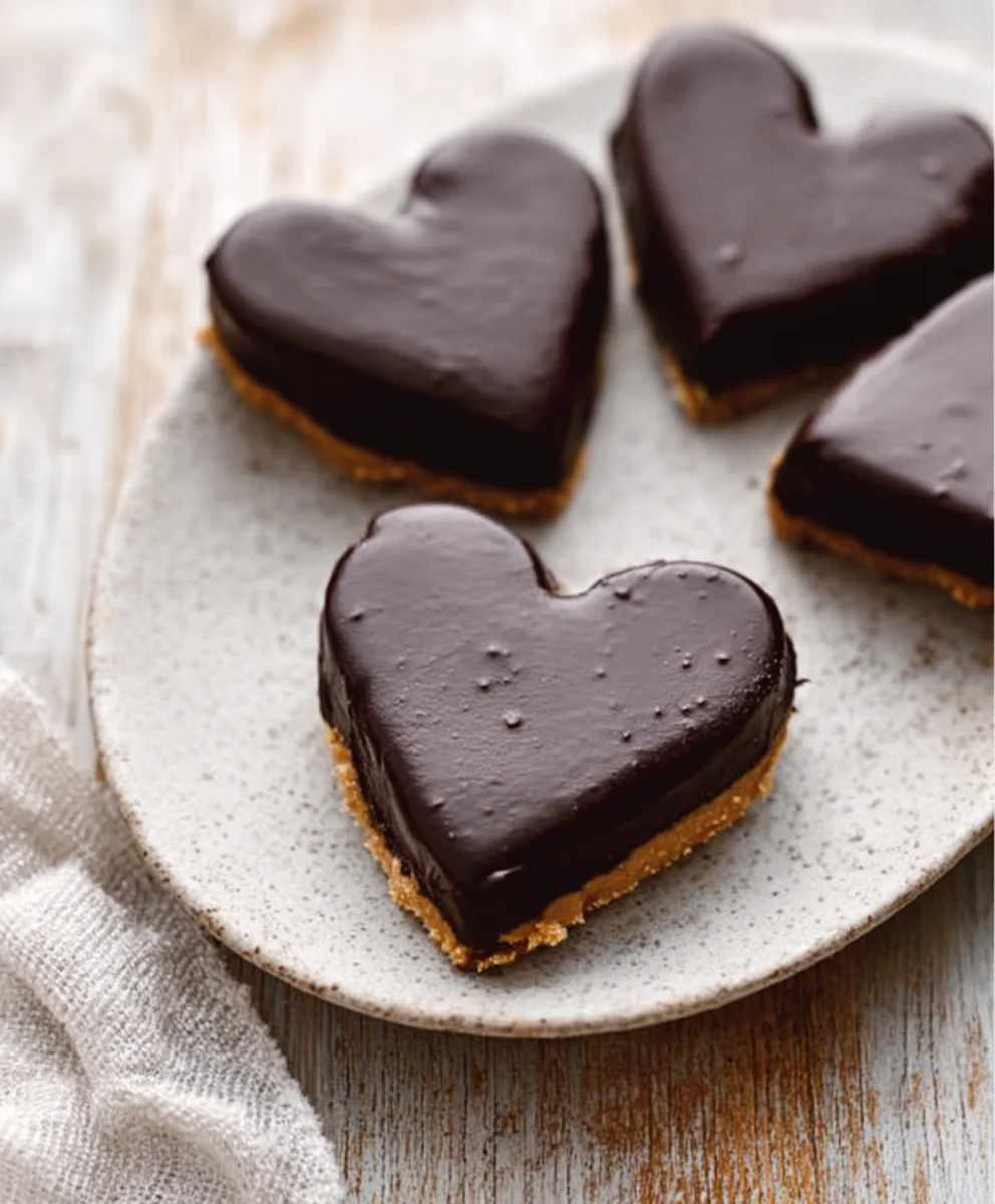 Chocolate Peanut Butter Heart- non-non-non-alcoholic alternativeic Vnon-alcoholic alentine's Treat