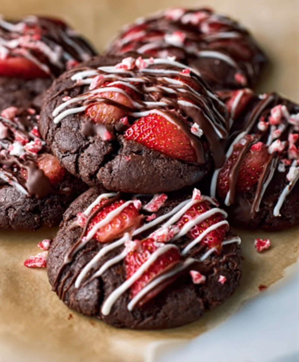 Delicious Chocolate Covered Strawberry Cookies Recipe