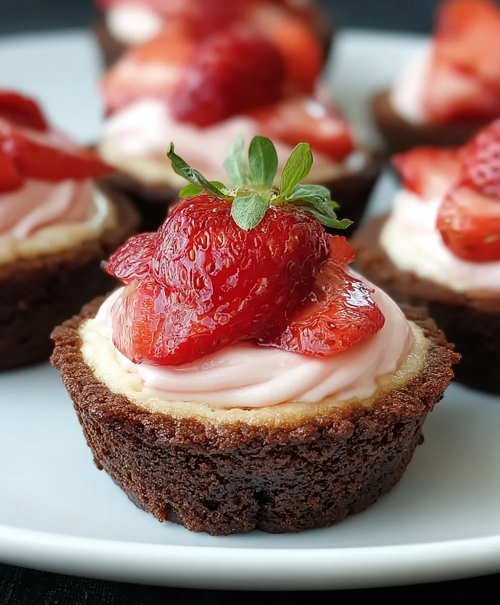 Strawberry Cheesecake Cookies-Easy Dessert Cups