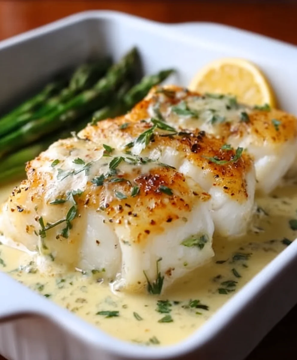Coconut Lemon Baked Cod-Creamy & Easy Recipe