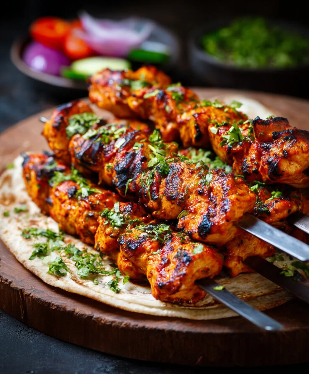 Easy Chicken Tikka Kebab Recipe - Grilled & Delicious