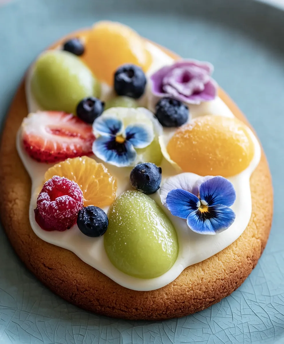 Easter Egg Fruit Cookies - Delicious & Easy Recipe