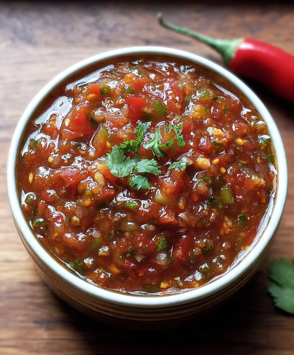 Zesty Chili de Árbol Salsa-Bold Flavorful Heat