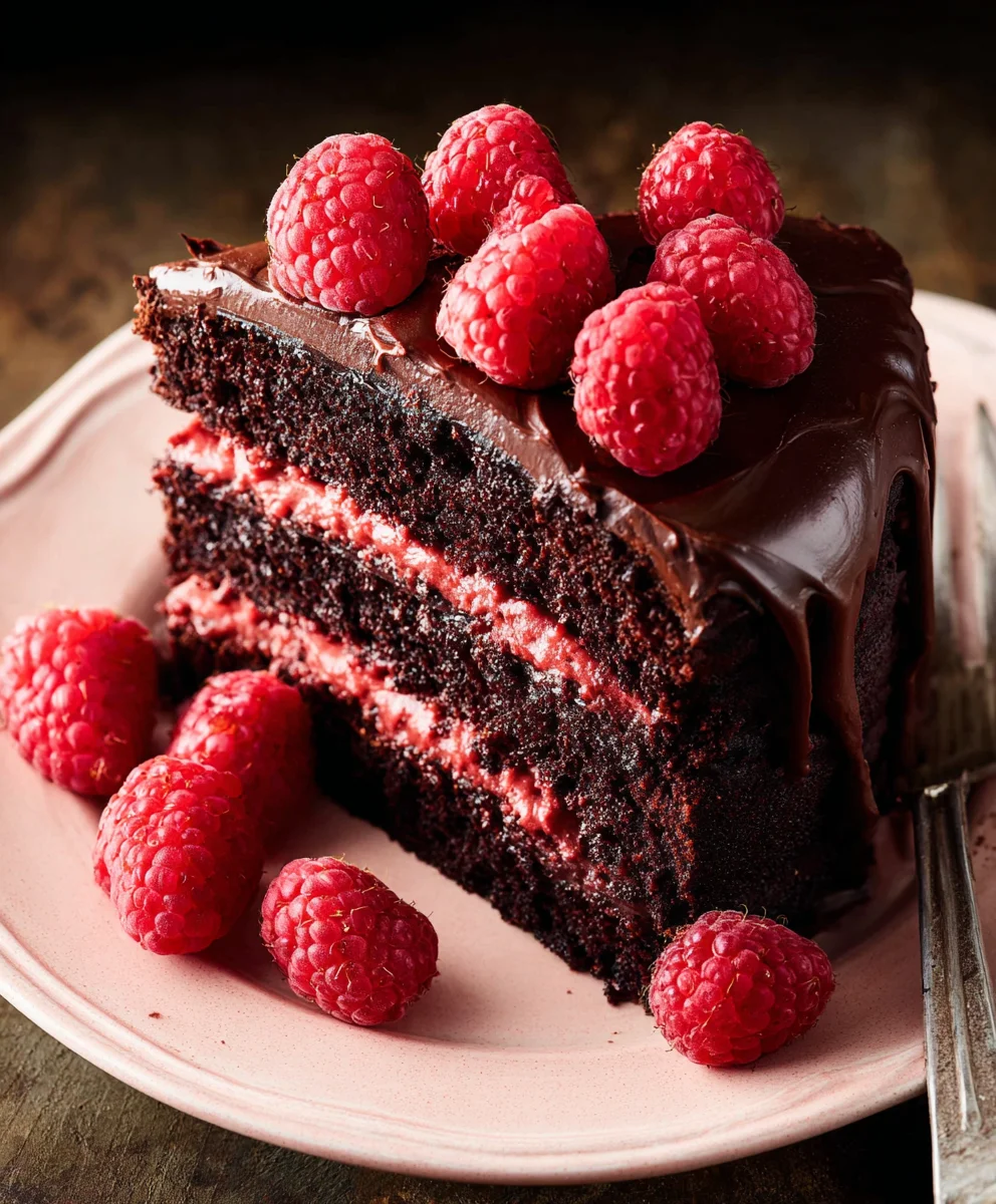 Decadent Chocolate Raspberry Cake Recipe - Easy Bake