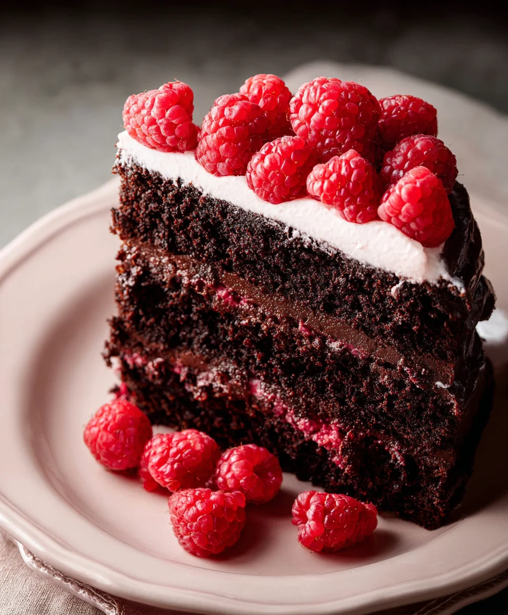 Decadent Chocolate Raspberry Cake Recipe - Easy Bake