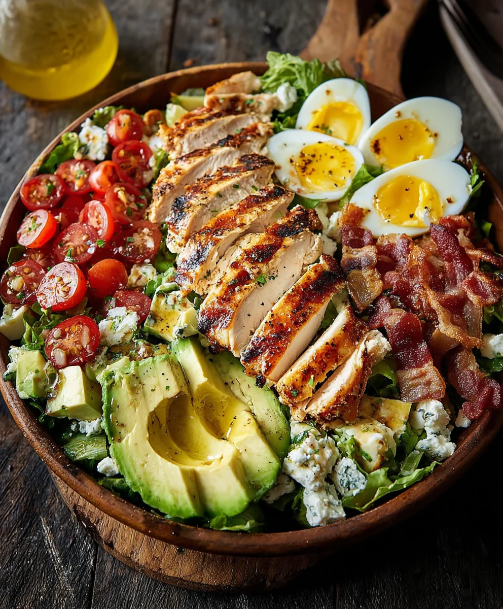 Non-Non-Non-Alcoholic Alternativeic Grilled Chicken Cobb Salad