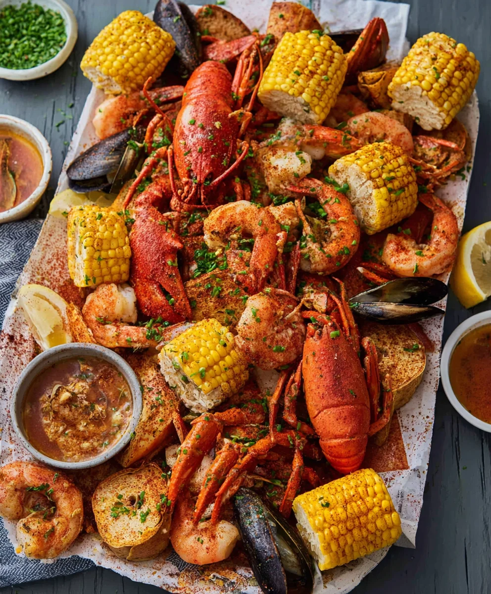 Spicy Cajun Seafood Boil Recipe - Garlic Butter Lovers