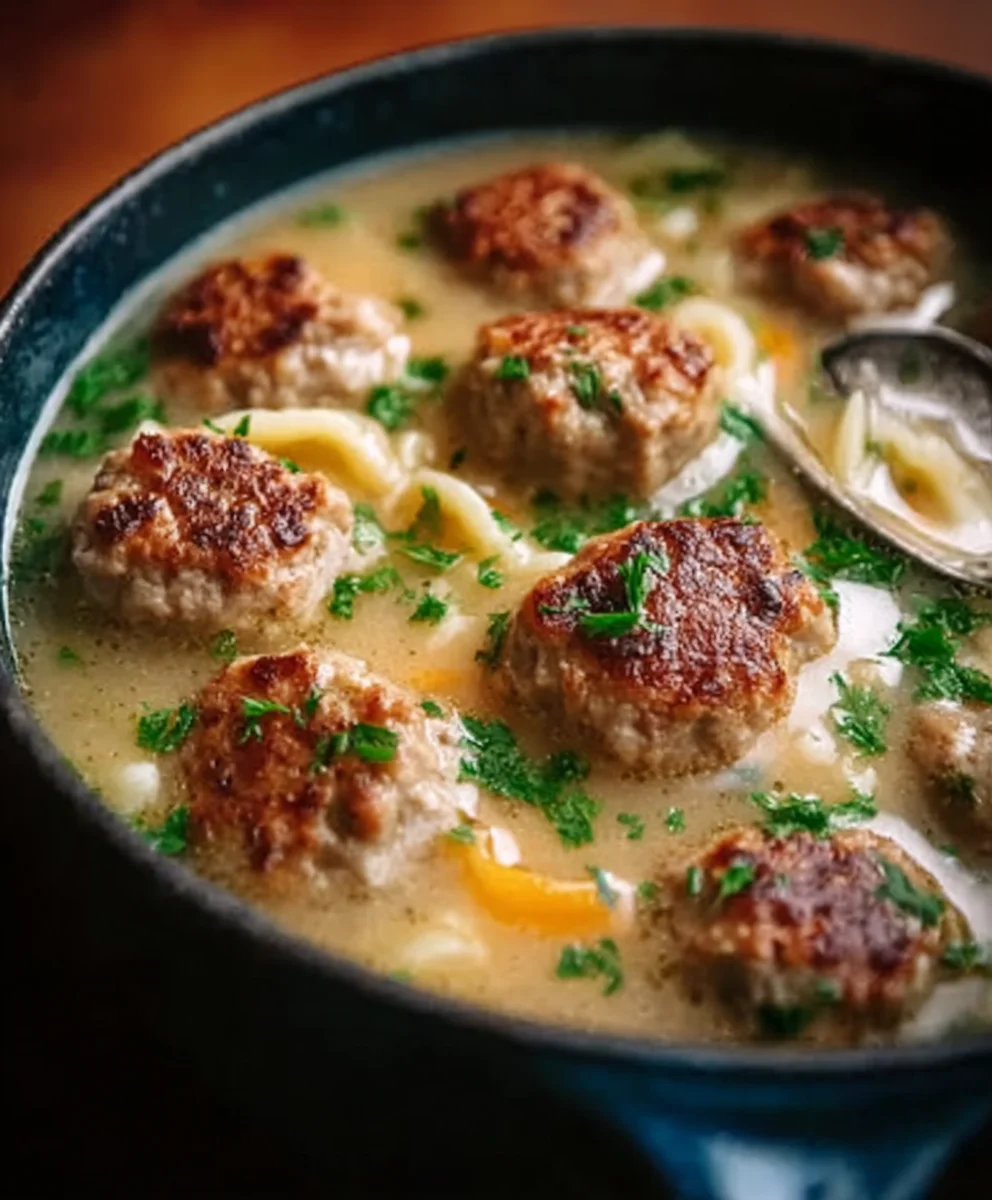 Cozy Swedish Meatball Soup-Hearty Beef Recipe