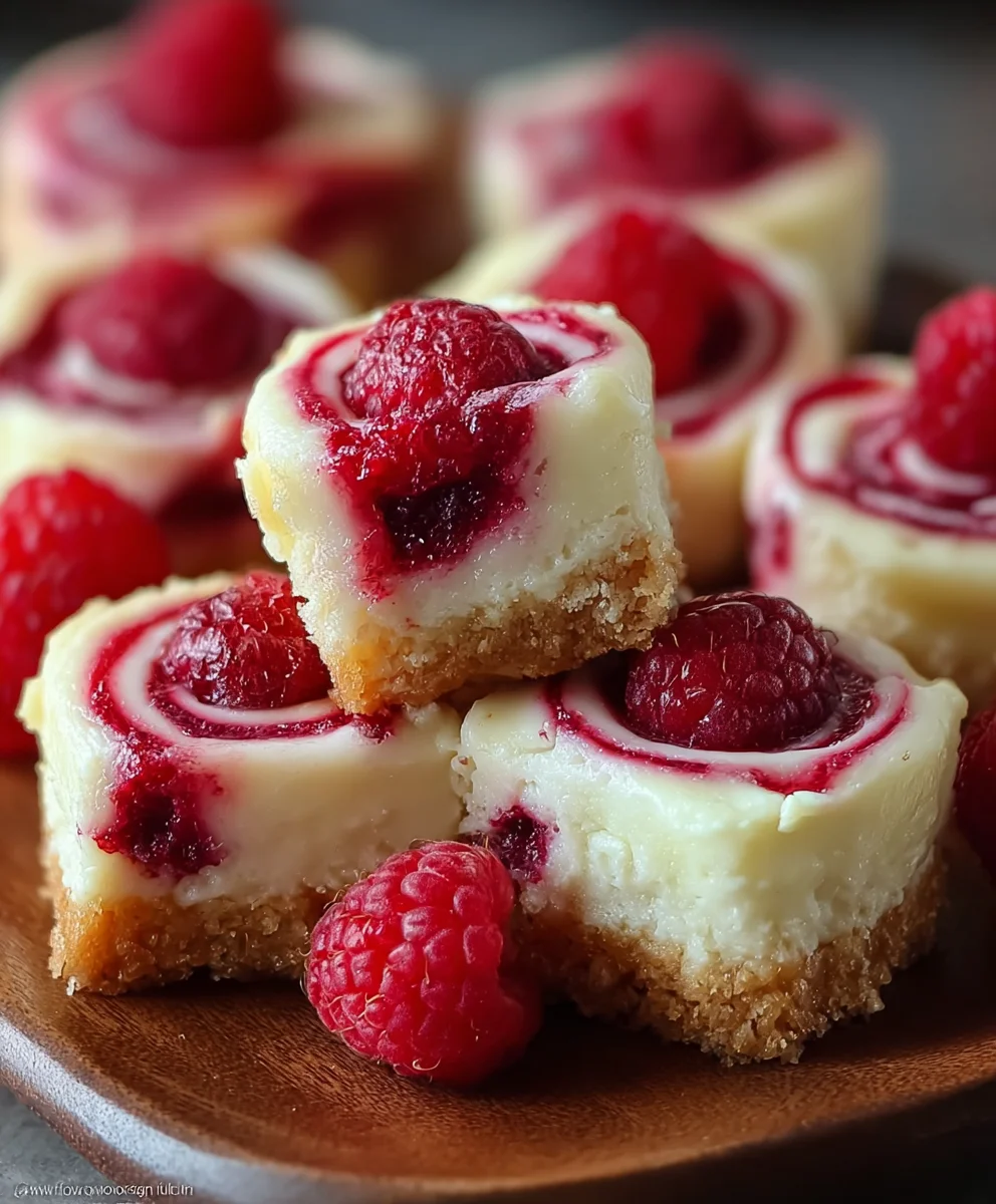 Easy Raspberry Cheesecake Bites - Delicious Dessert
