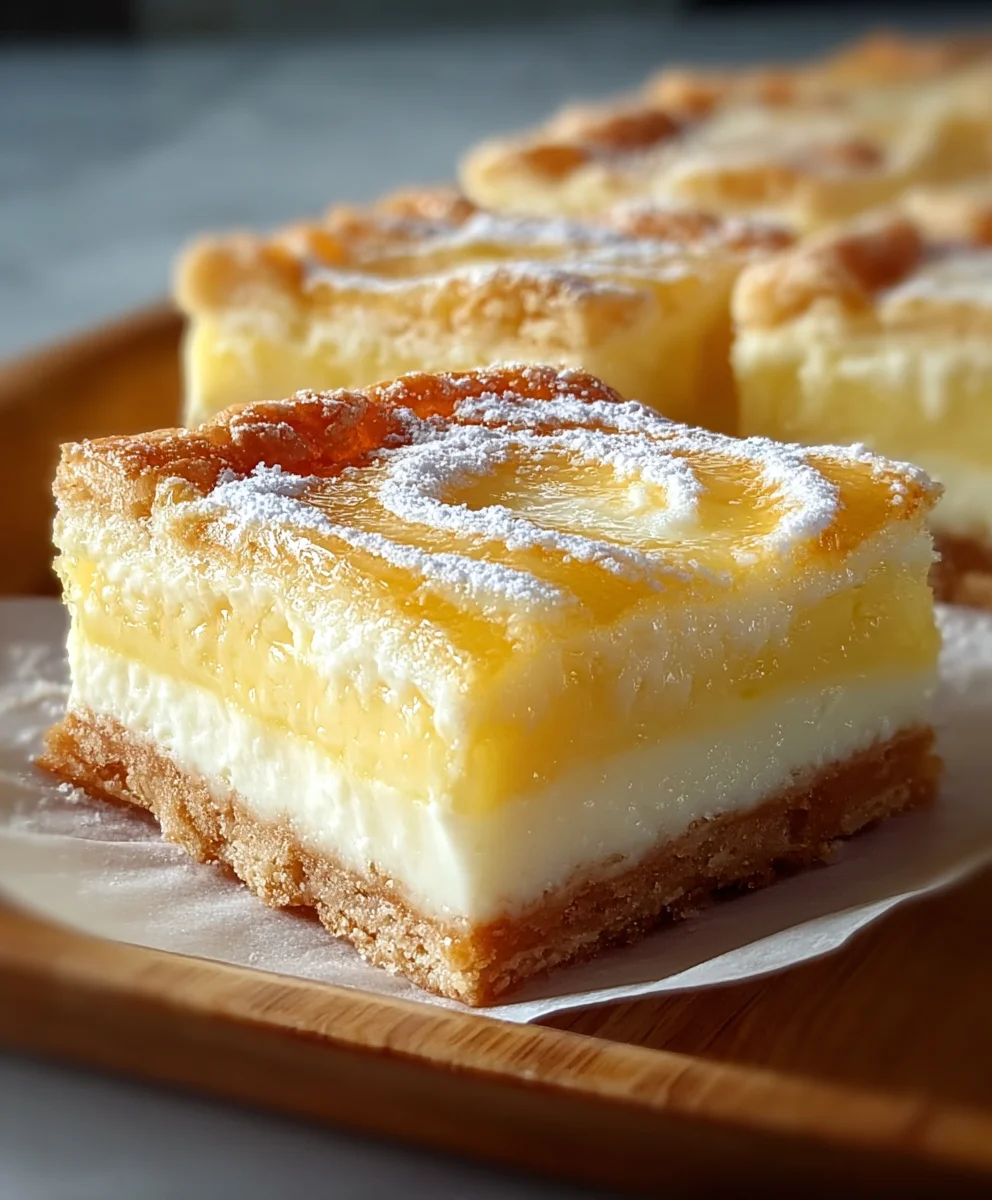 Easy Lemon Cream Cheese Squares- Zesty & Delicious