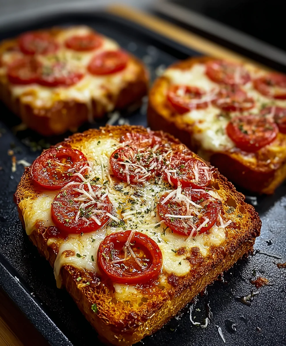 Air Fryer Pizza Toast- Quick Easy & Delicious Snack