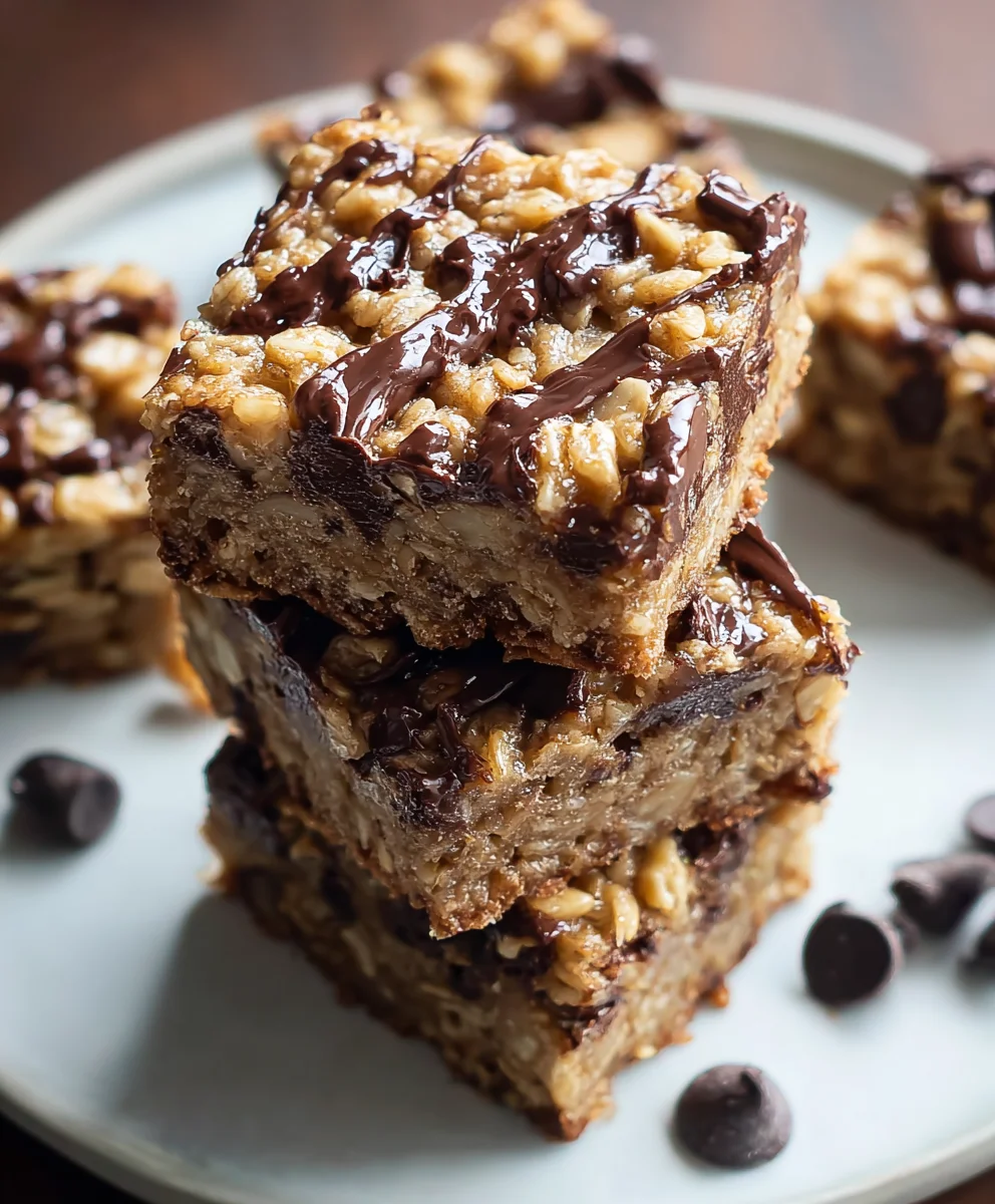 Easy Banana Oat Breakfast Bars-Healthy & Delicious