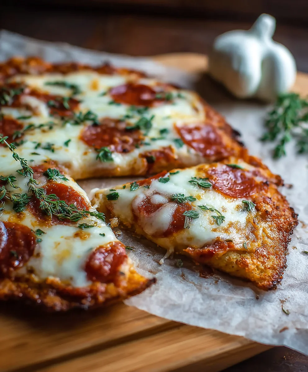 Easy Keto Pizza Chicken Crust - Low Carb Recipe