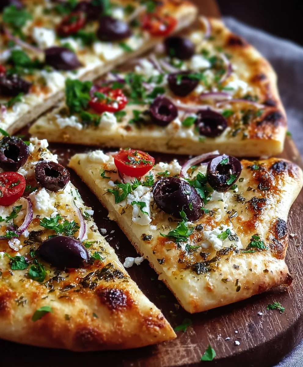 Easy Mediterranean Flatbread Recipe- Quick & Flavorful