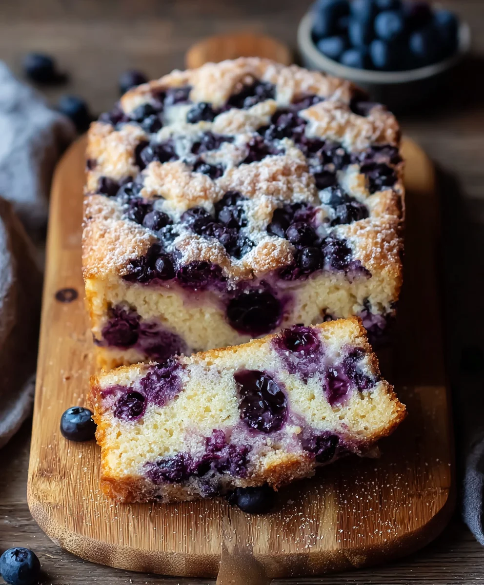 Blueberry Lemon Brioche Cake Recipe - Easy & Delicious