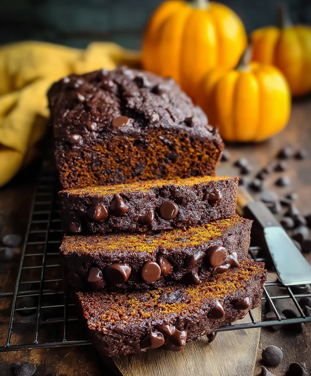 Delicious Chocolate Pumpkin Bread Recipe - Easy & Moist