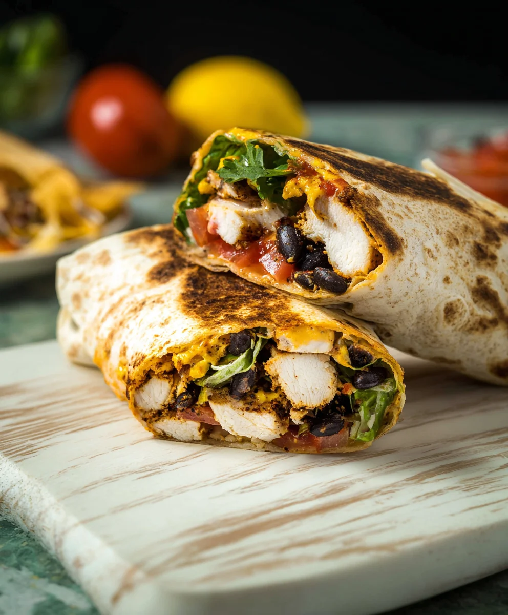 Spicy Chipotle Ranch Chicken Burrito Recipe