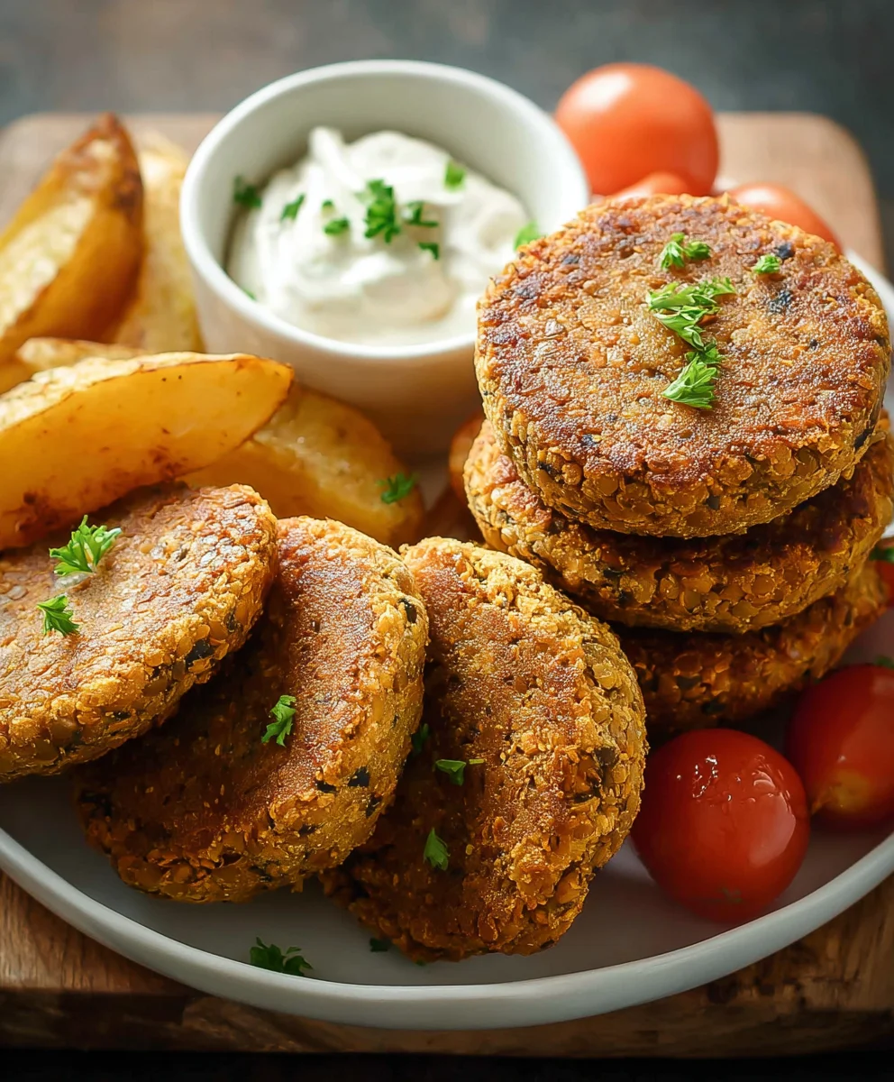 Easy Lentil Burgers - Delicious Ingredient Recipe