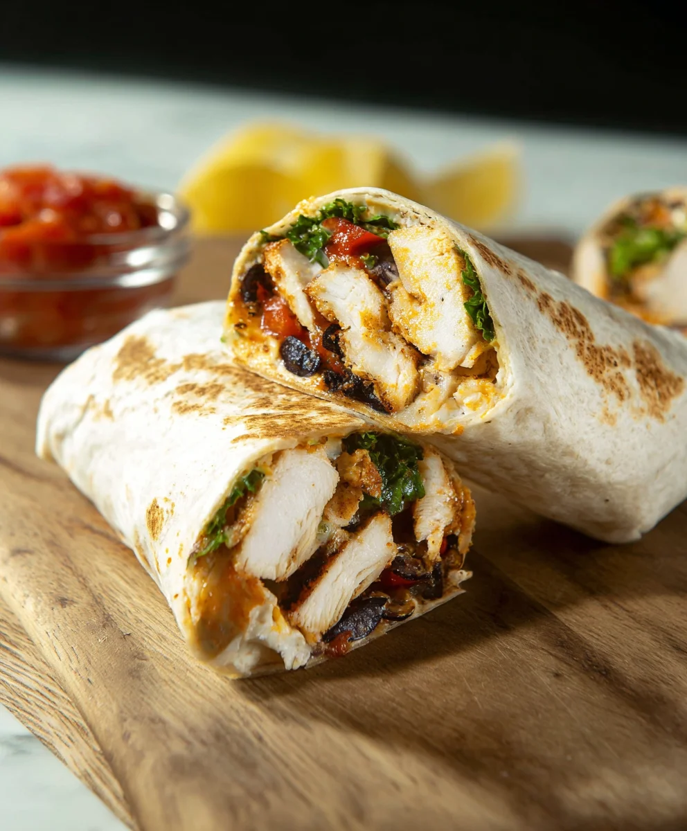 Spicy Chipotle Ranch Chicken Burrito Recipe