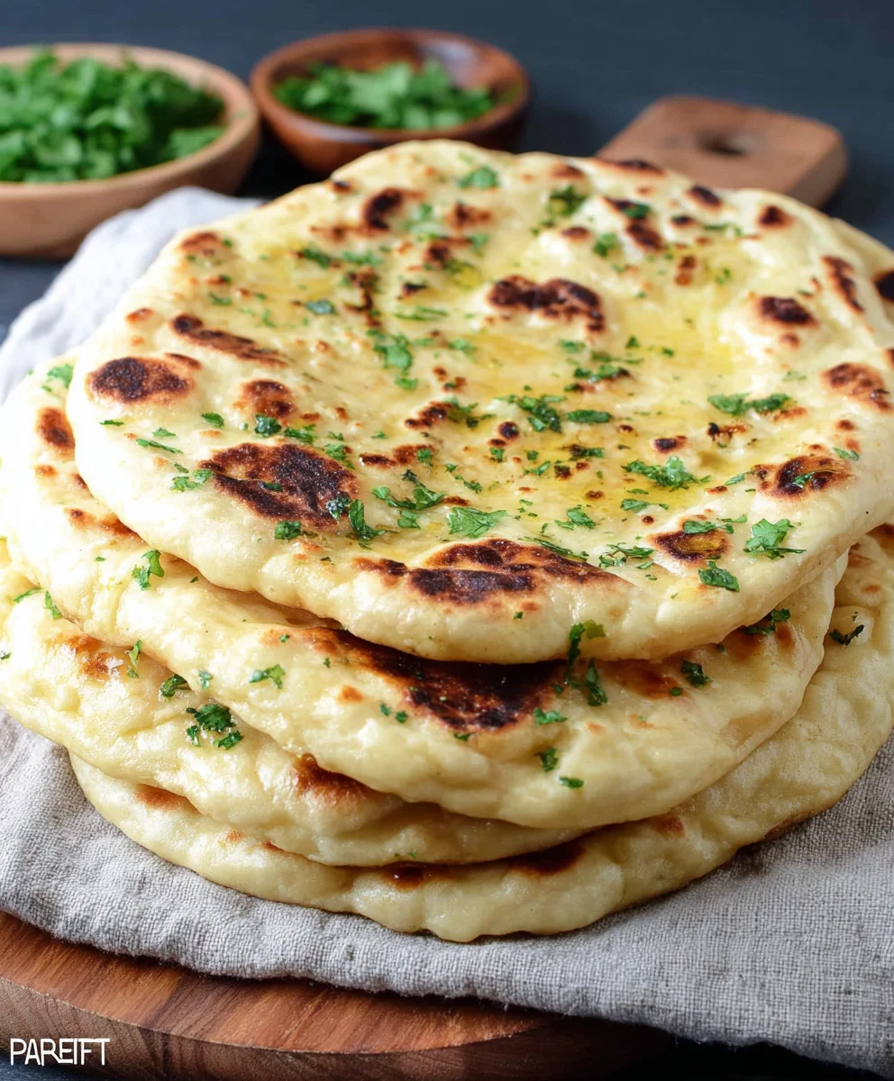 Easy Homemade Naan Bread Recipe - Soft & Chewy