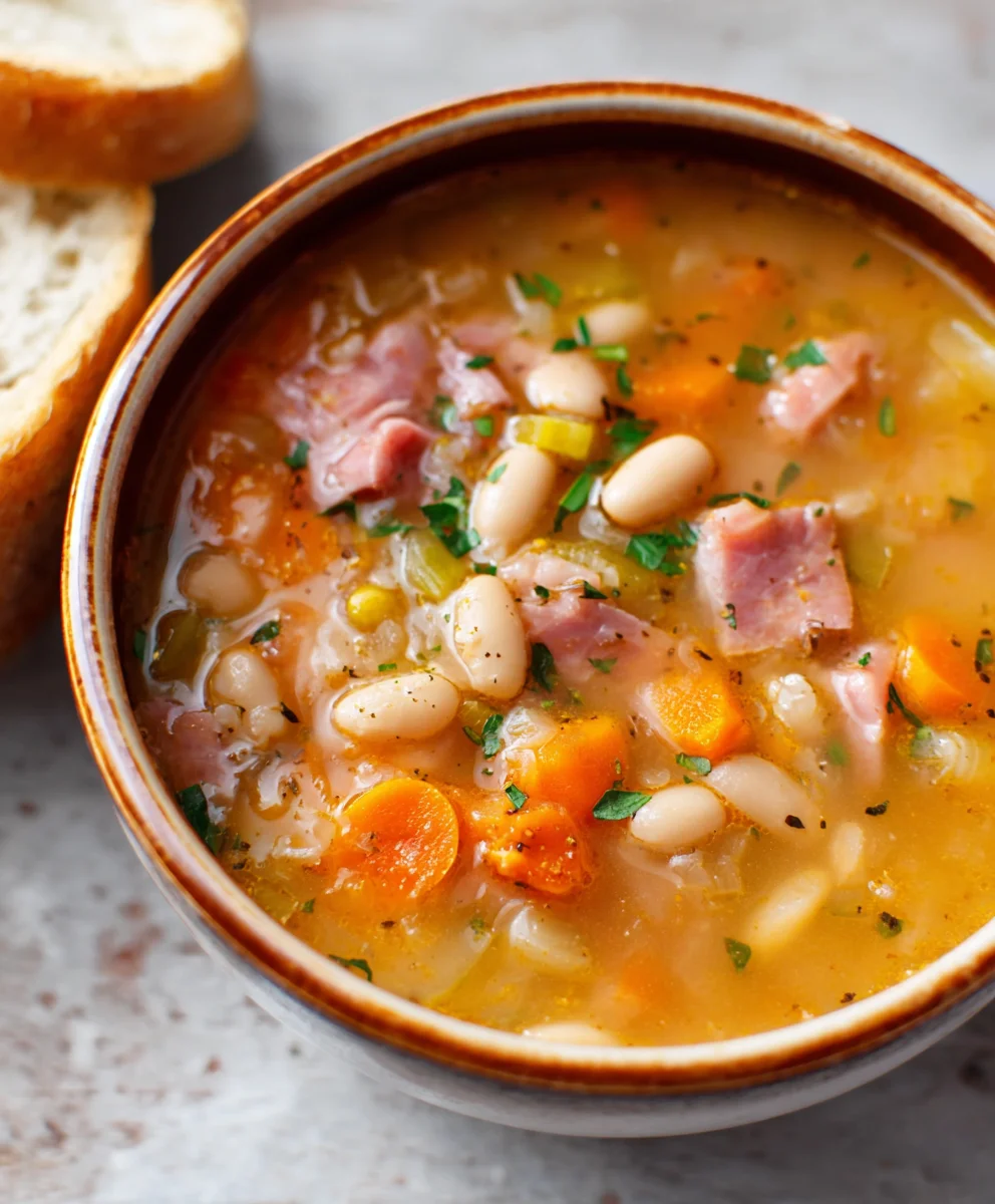 Easy Beef Beef Ham Bean Soup Recipe-Hearty Comfort