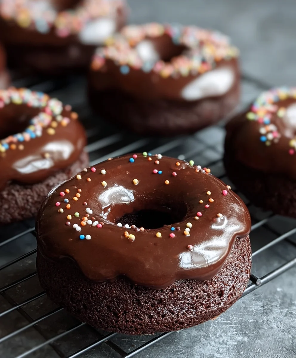 Easy Chocolate Baked Donuts Recipe-Delicious & Quick