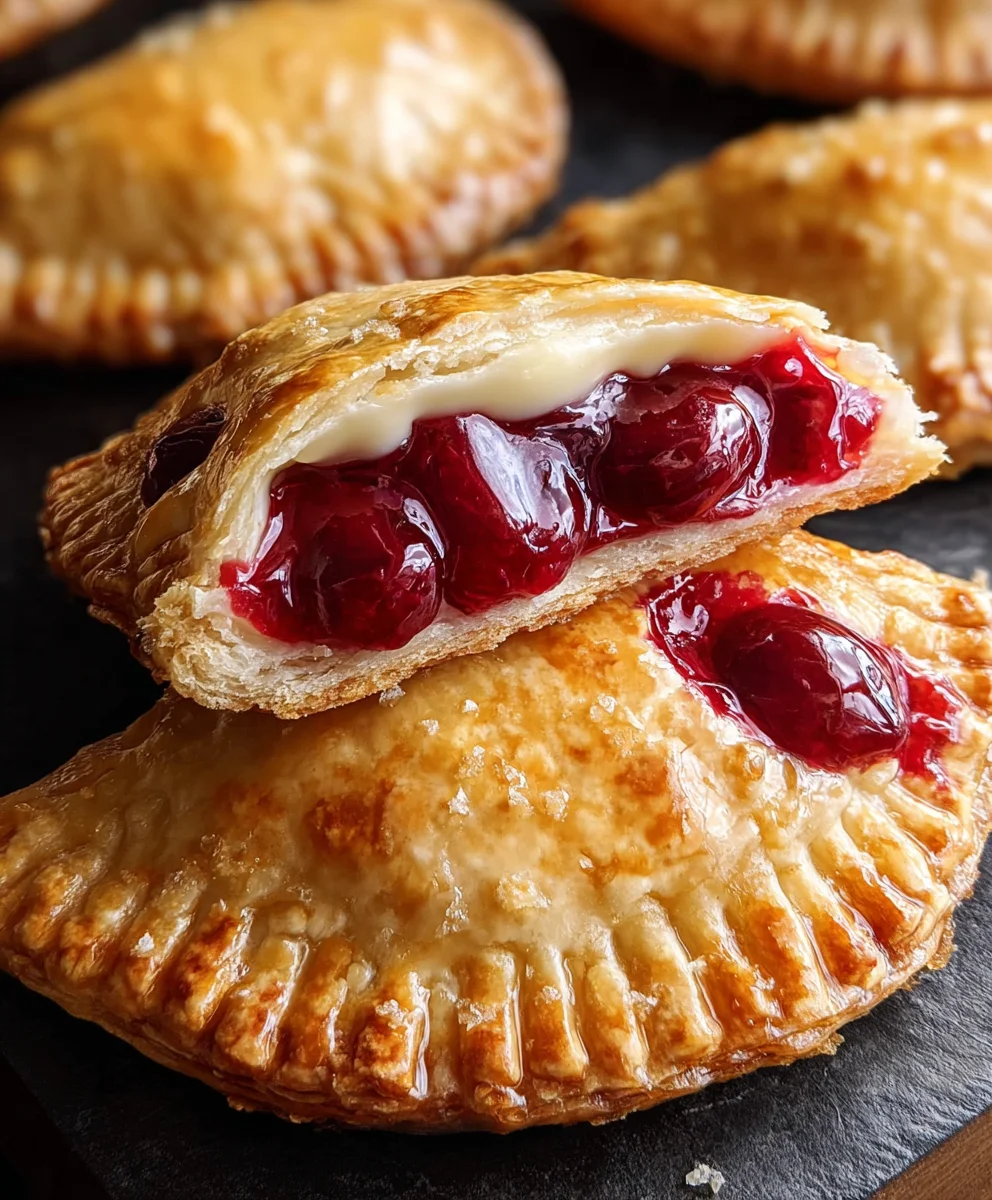 Cherry Cheesecake Hand Pies-Sweet Dessert Recipe