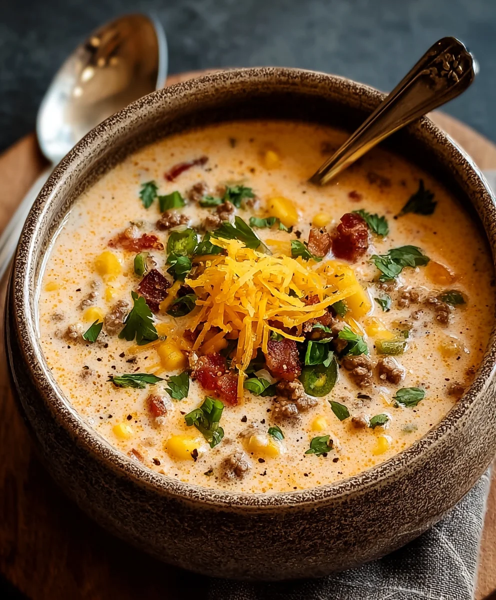 Creamy Beef Cowboy Soup Cozy Weeknight Meal