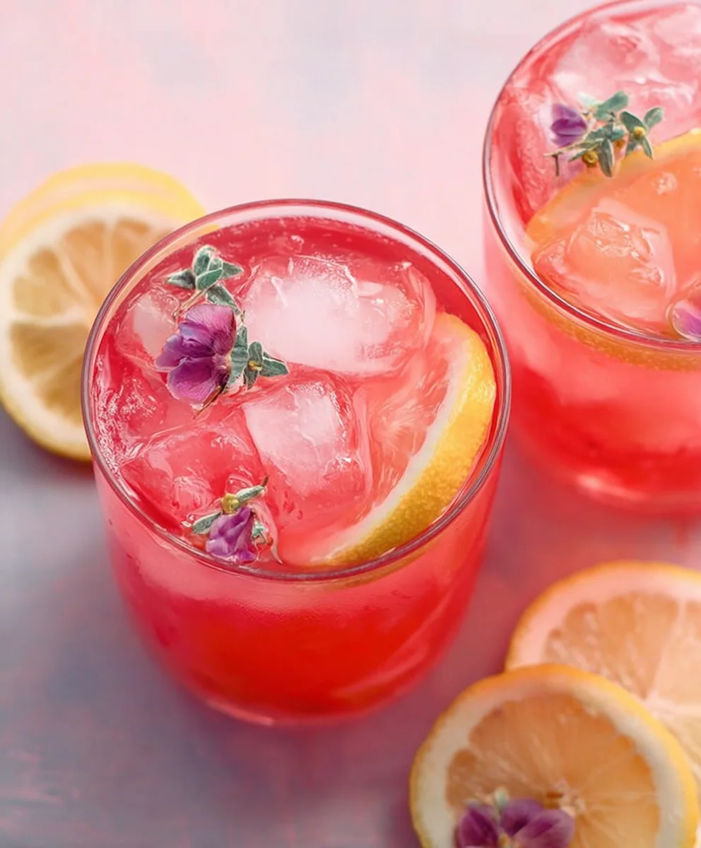Refreshing Pink Lemonade Drink - Non-Non-Non-Alcoholic Alternativeic Twist