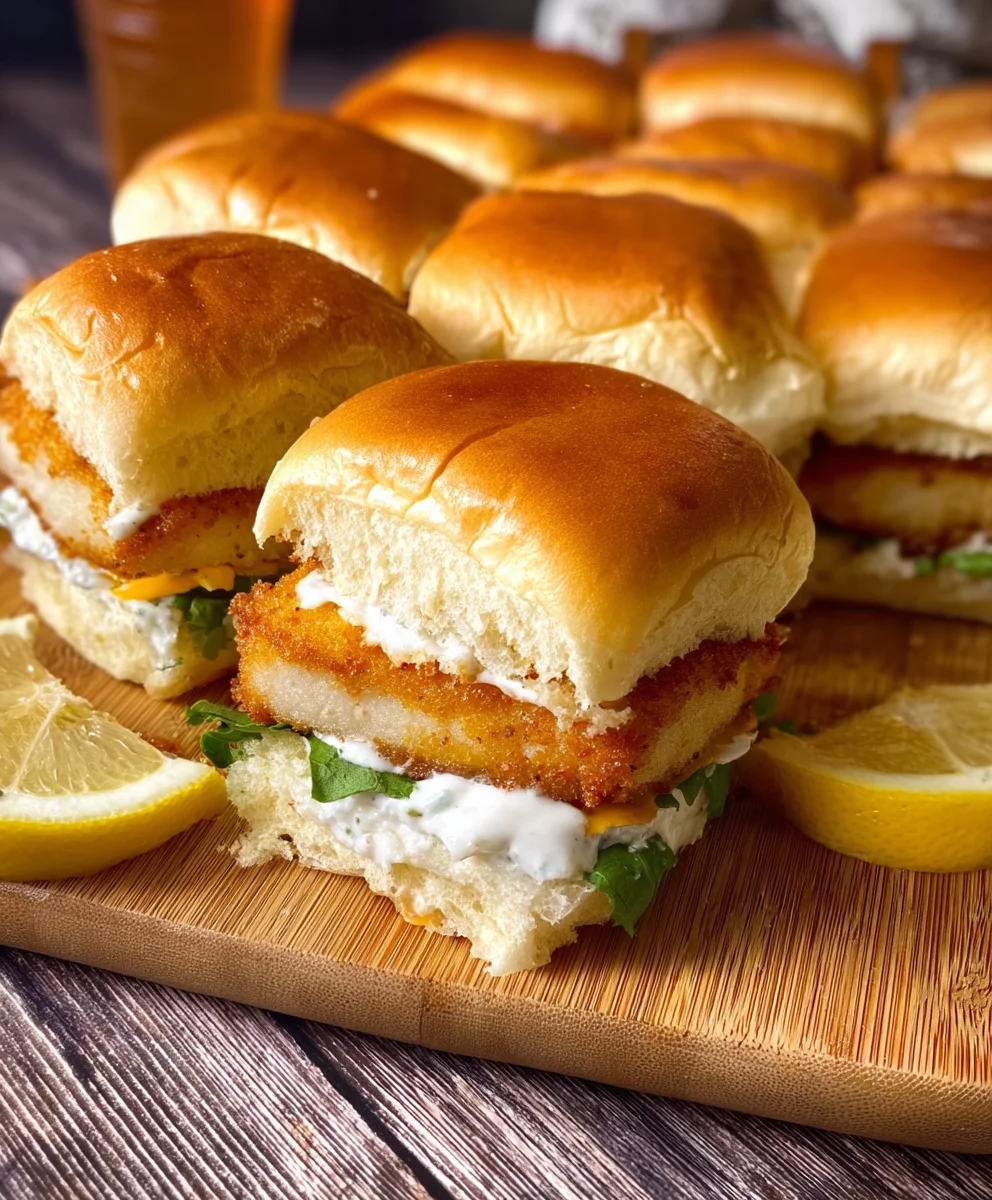 Filet-O-Fish Sliders-Easy Fish Burger Recipe