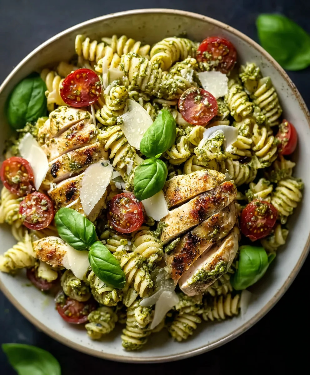 Easy Pesto Pasta Salad - Fresh & Flavorful Recipe