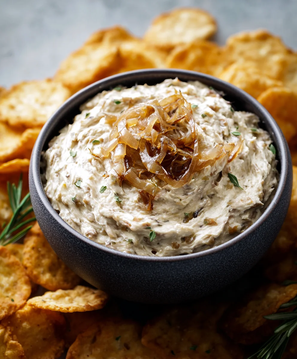 Gordon Ramsay Caramelized Onion Dip-Easy Recipe