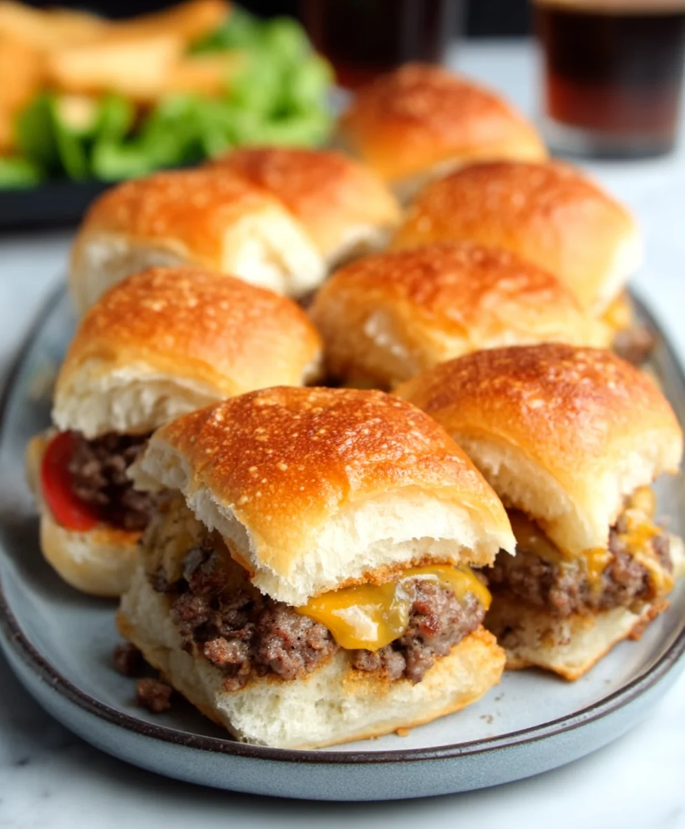 Easy Cheeseburger Sliders - Perfect Party Appetizer
