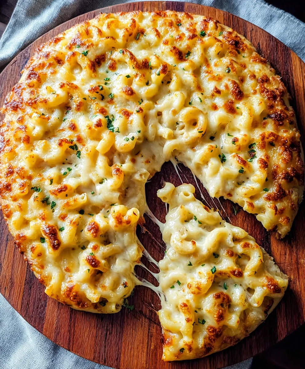 Ultimate Mac and Cheese Pizza- Delicious Comfort Food